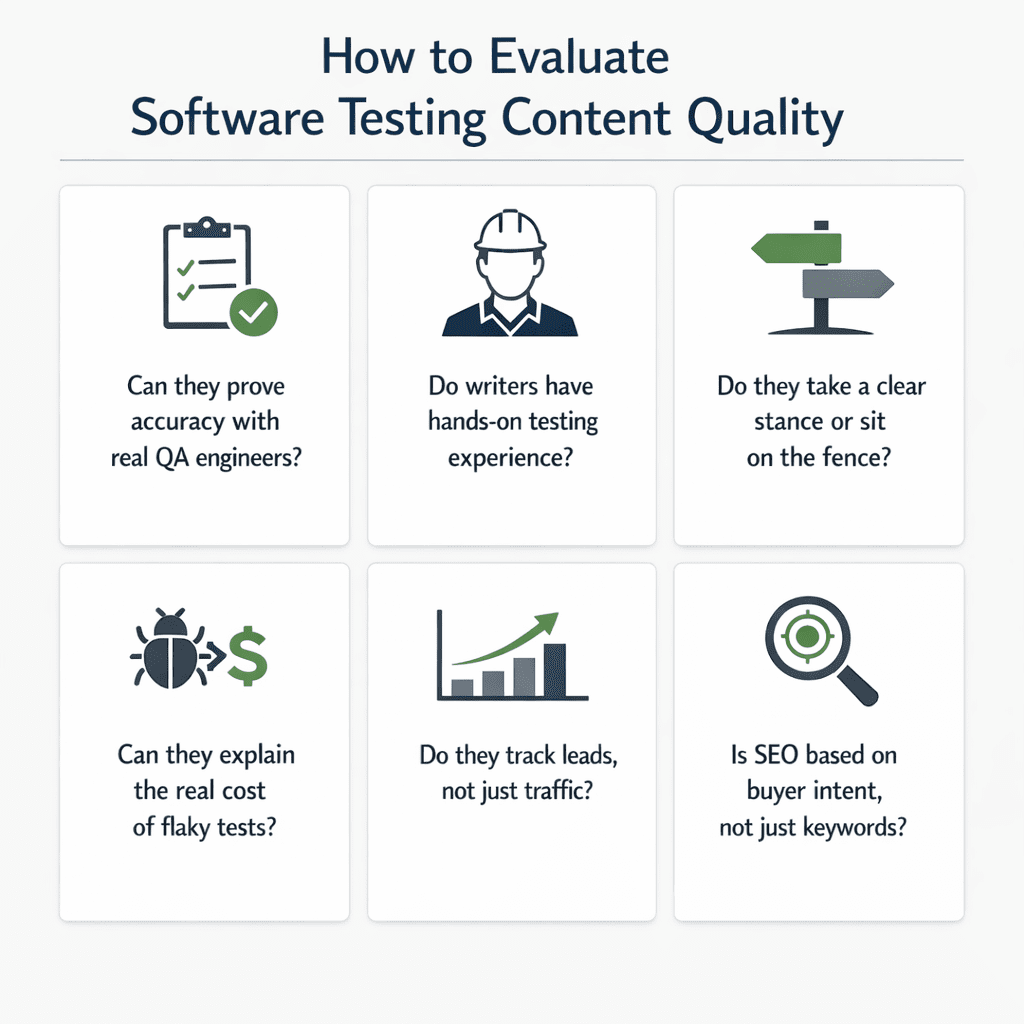 Software Testing Blog Writing Service Quality