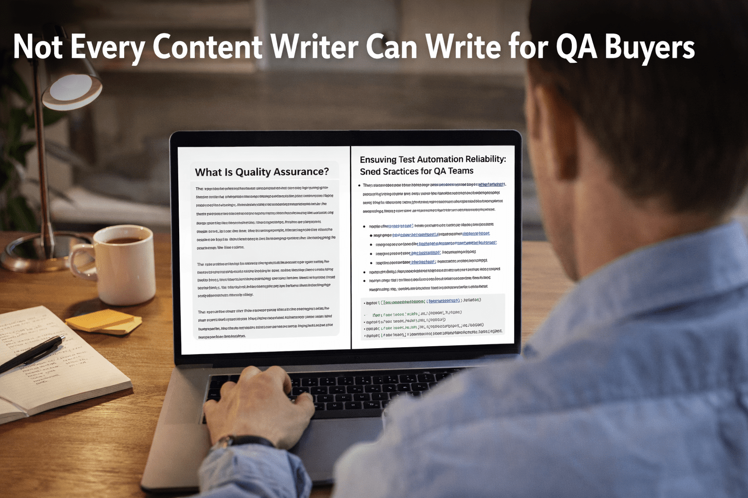 Hire a QA Content Writer