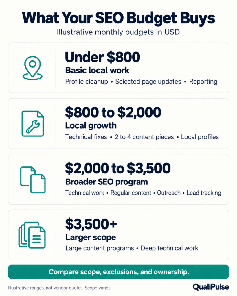 What your SEO budget buys